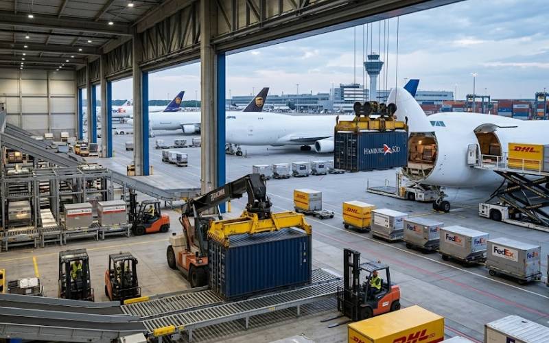NORDVLOOT air freight logistics at cargo airport